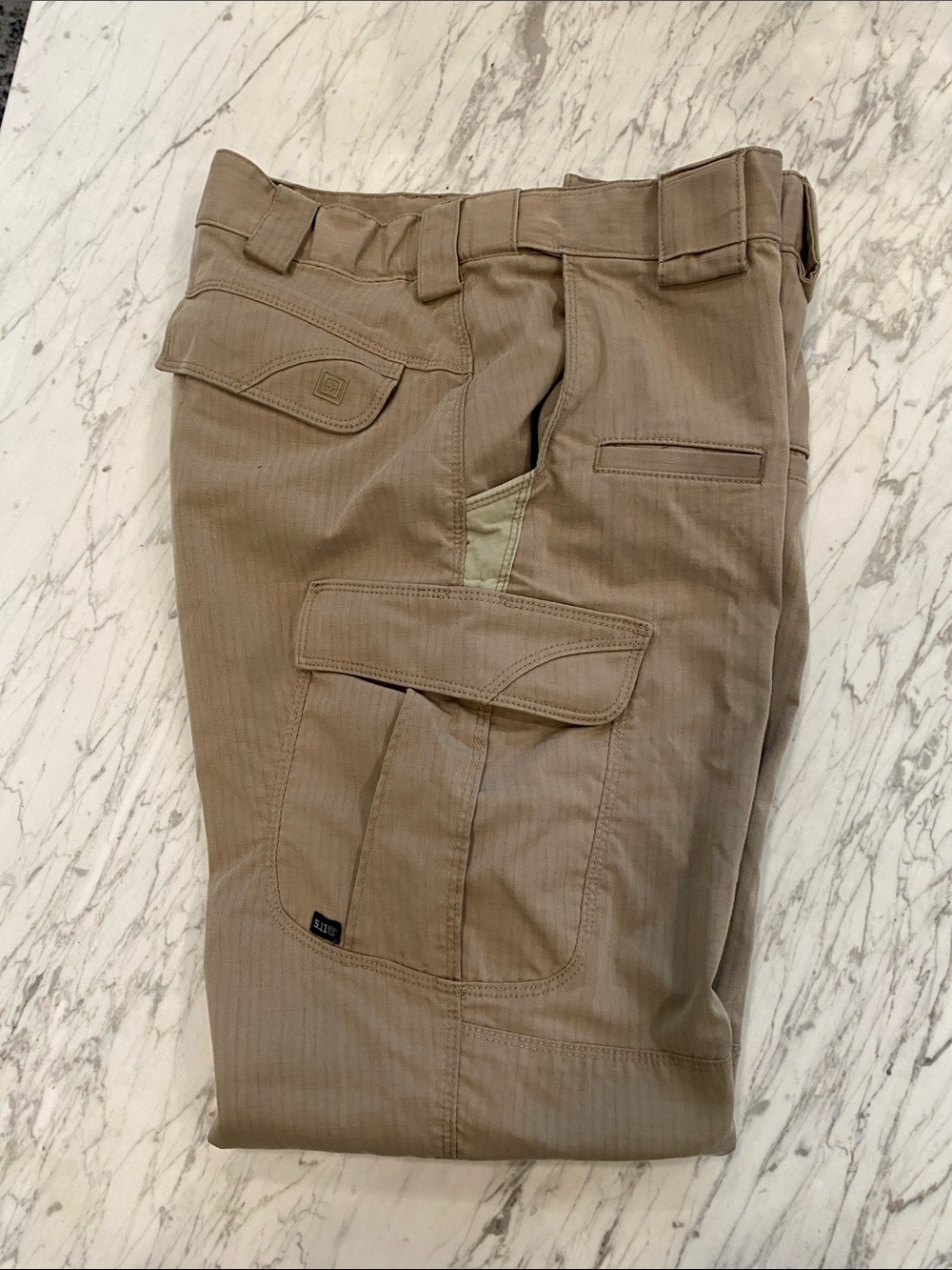 5.11 Tactical Men's Khaki/Tan Cargo Pants with Utility Pockets